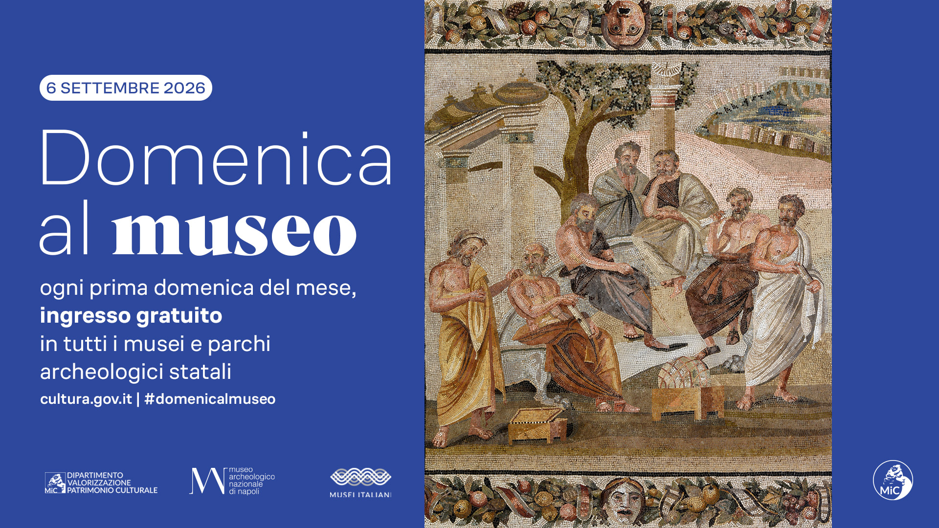 Domenica al MANN 6 settembre 2026